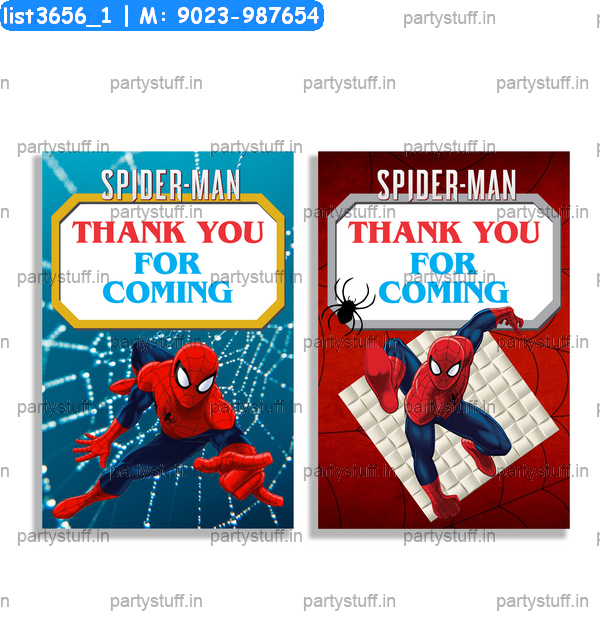 Spider Thankyou Card