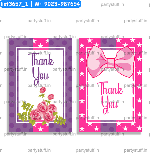 Floral Thankyou Card 2