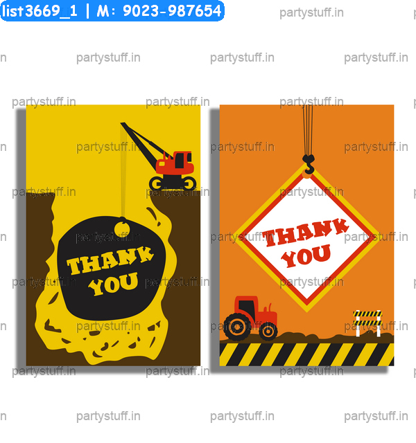 Construction Thankyou Card