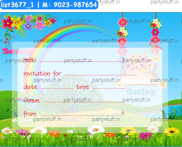 Teej Invitation Card 3