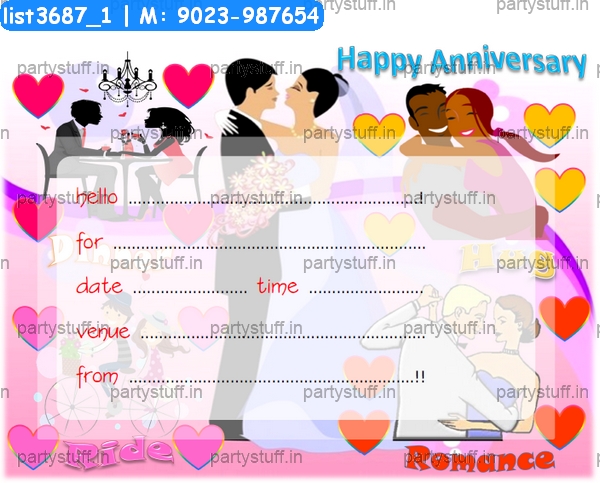 Anniversary Invitation Card