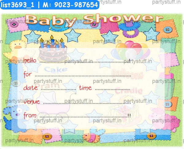 Baby Shower Invitation Card 2