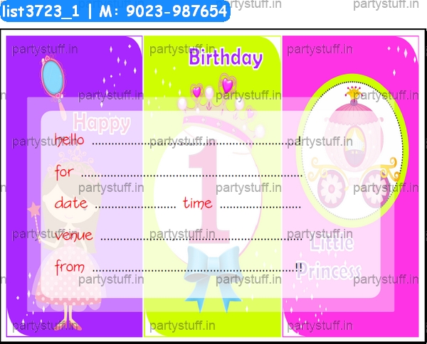 Birthday Invitation Card 13