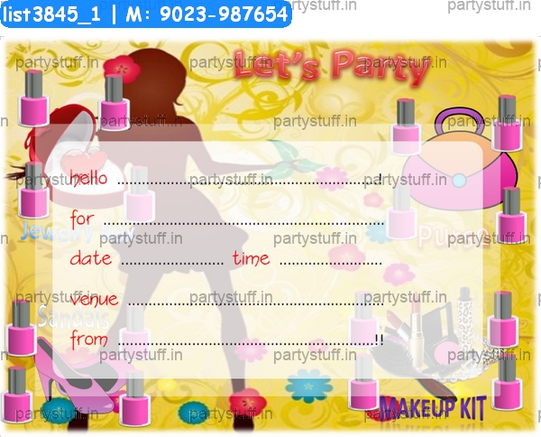 Ladies Party Invitation Card