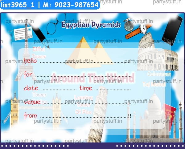 Travel Invitation Card