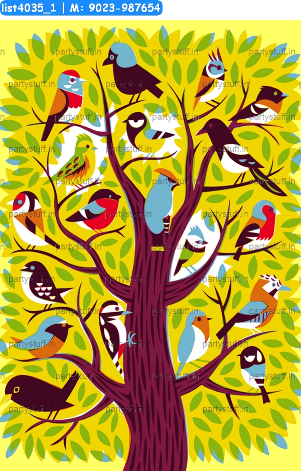 Birds Party Poster