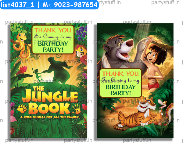 Jungle Thankyou Card