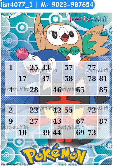 Pokemon Duet classic grids