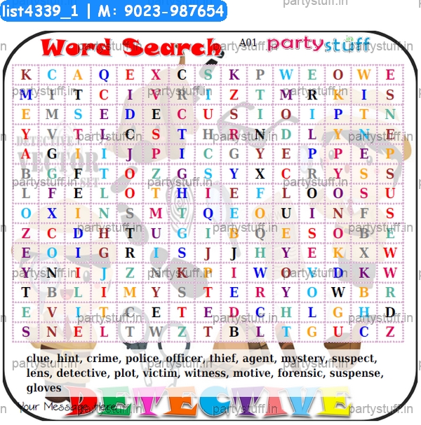 Detective Word Search