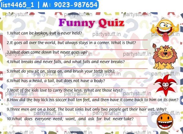 Funny Quiz