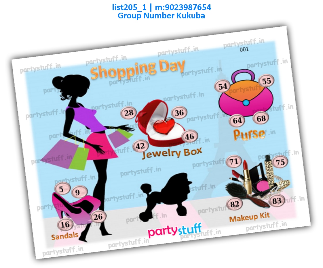 Shopping kukuba 1 | PDF list205_1 PDF Tambola Housie