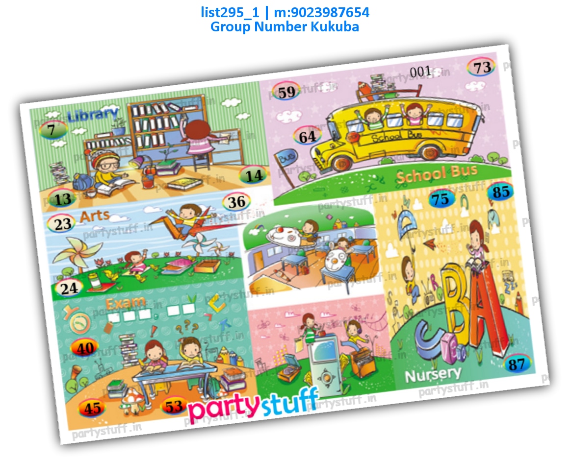 Kids kukuba 4 | PDF list295_1 PDF Tambola Housie