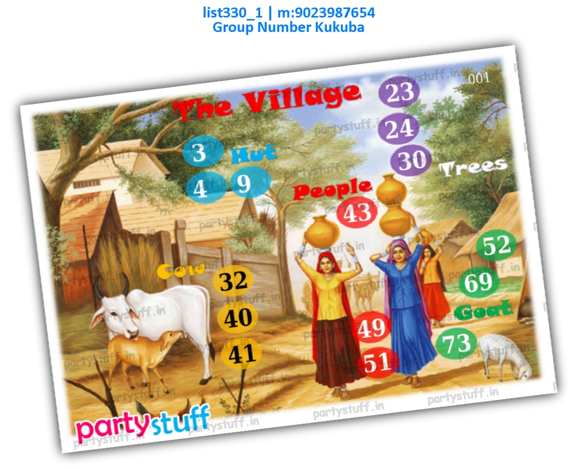 Village kukuba 1 | PDF list330_1 PDF Tambola Housie