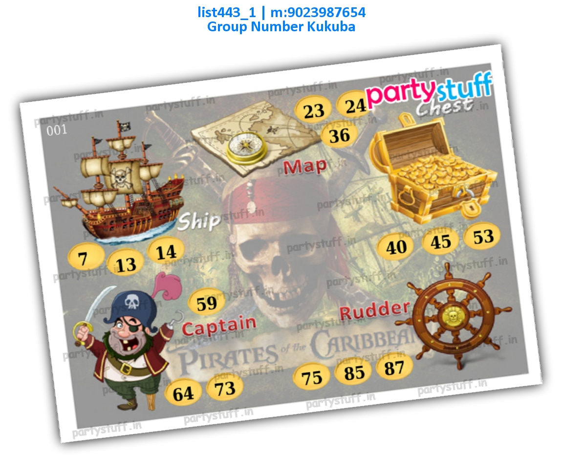 Pirates of Caribbean kukuba 2 | PDF list443_1 PDF Tambola Housie