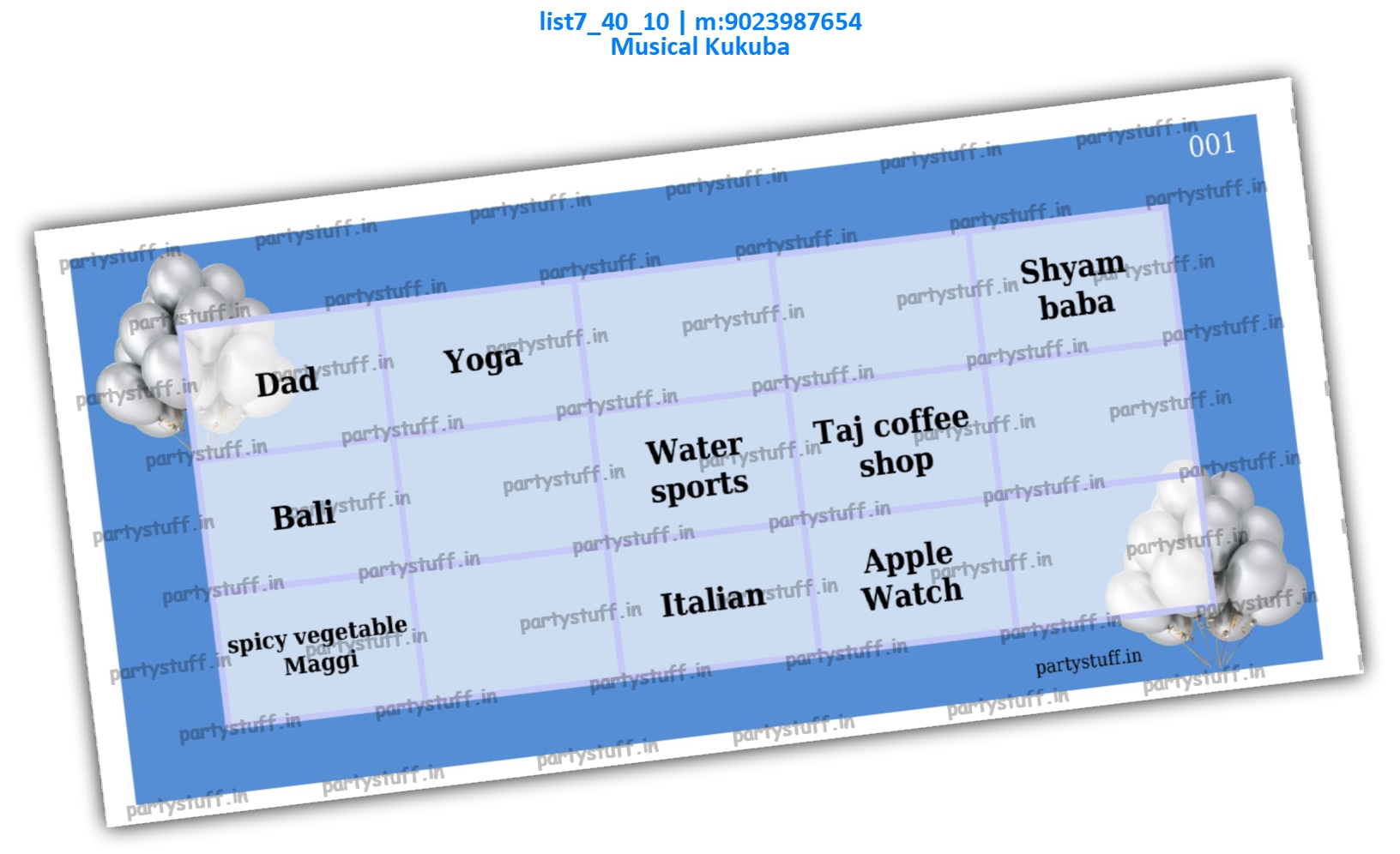 Songs in English 2 | PDF list7_40_10 PDF Tambola Housie