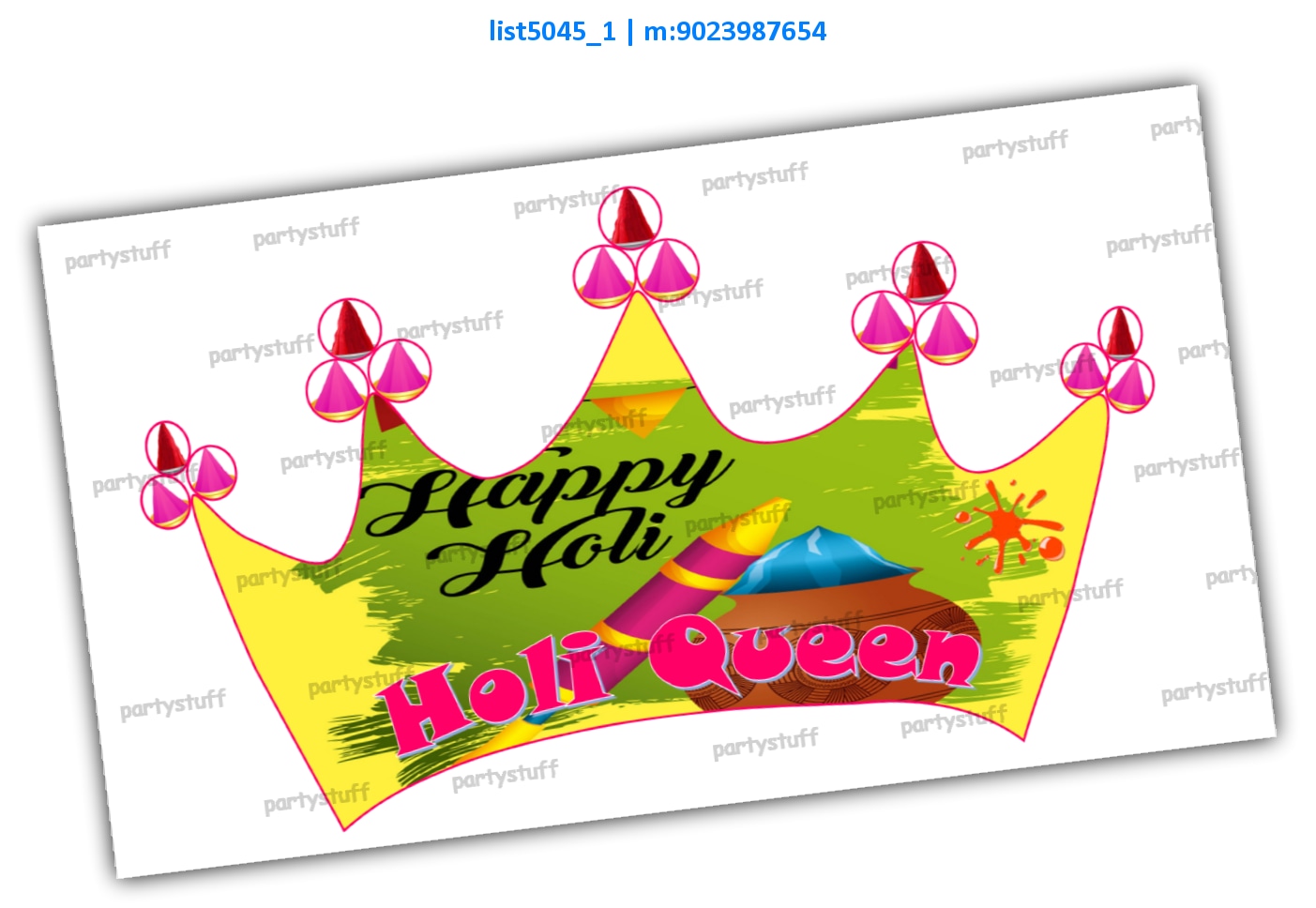 Holi Crown | Printed list5045_1 Printed Accessory