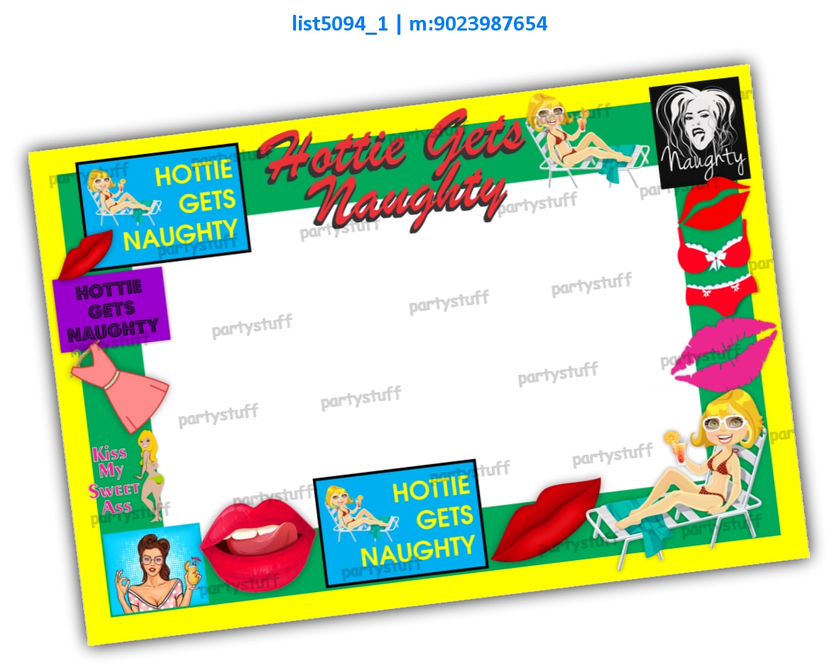 Naughty Selfie frame | Printed list5094_1 Printed Props