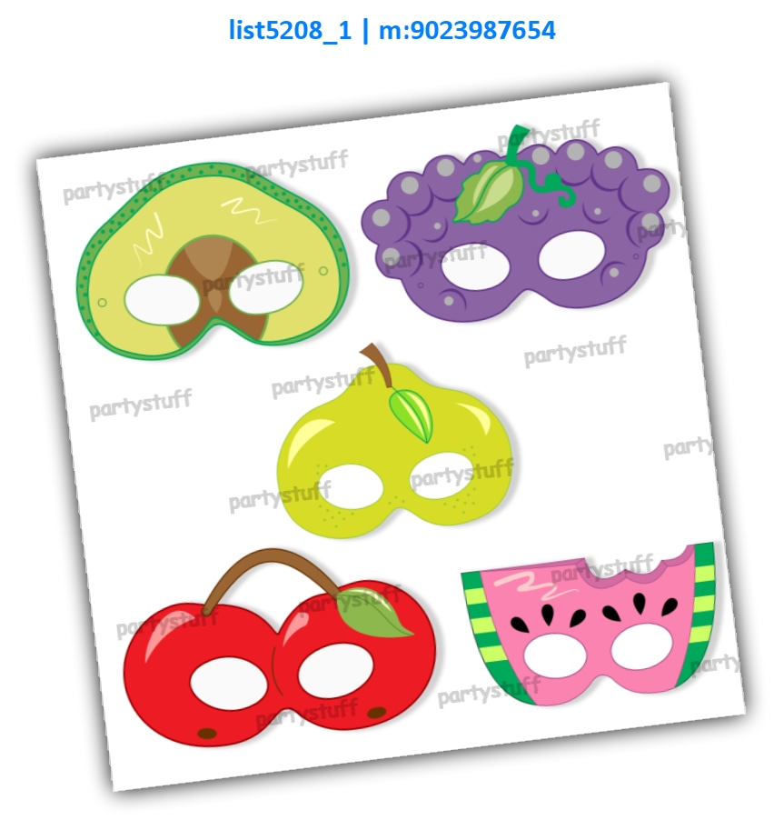 Fruits Eyemask | Printed list5208_1 Printed Accessory