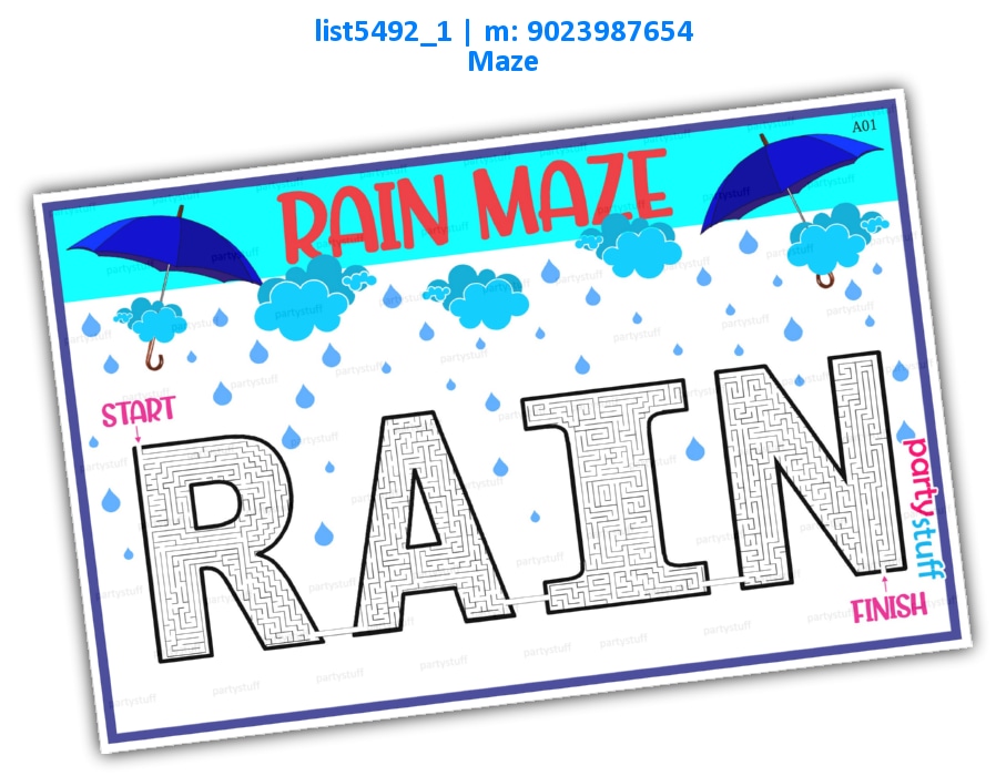 Monsoon Tambola Housie 2 | Printed list5492_1 Printed Paper Games