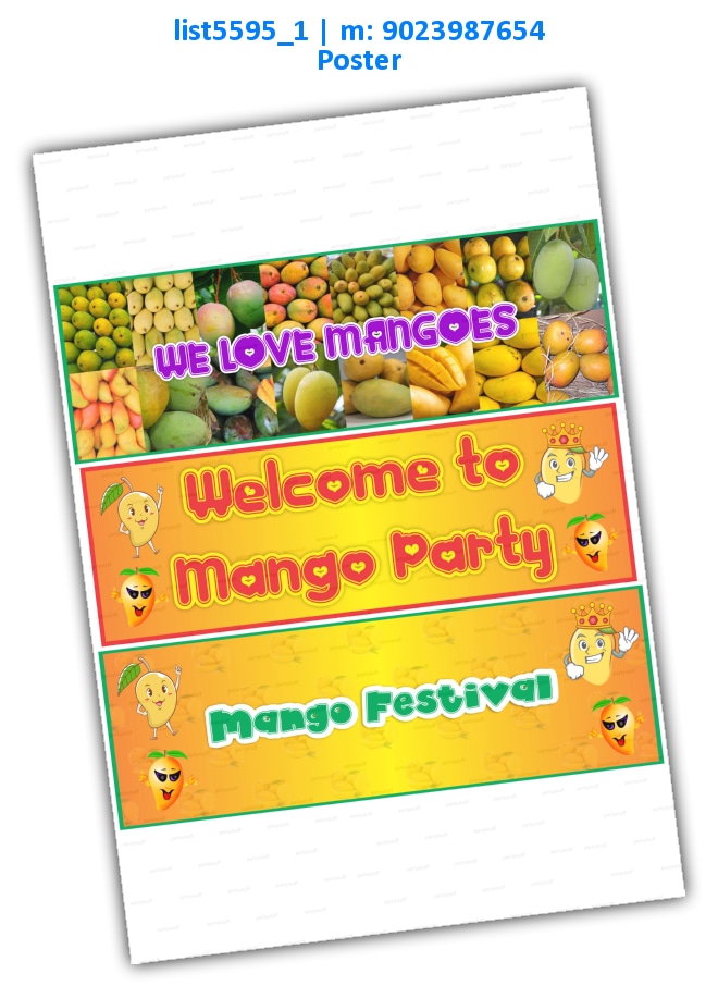 Mango Tambola Housie 2 | Printed list5595_1 Printed Decoration