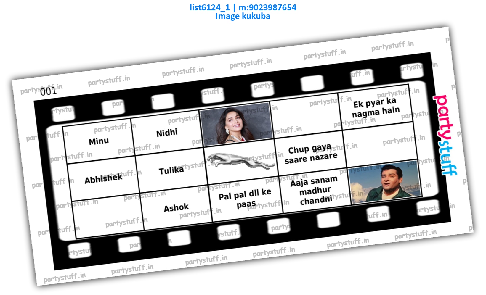 Bollywood Tambola Housie 2 list6124_1 PDF Tambola Housie