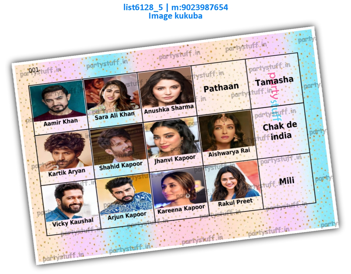 Bollywood Tambola Housie 2 list6128_5 PDF Tambola Housie