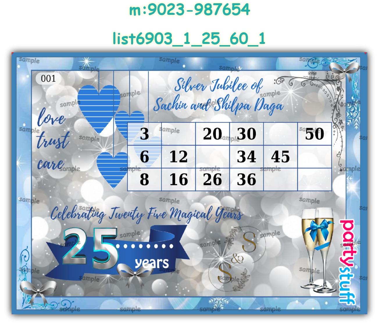 Tambola Housie | PDF list6903_1_25_60_1 PDF Tambola Housie