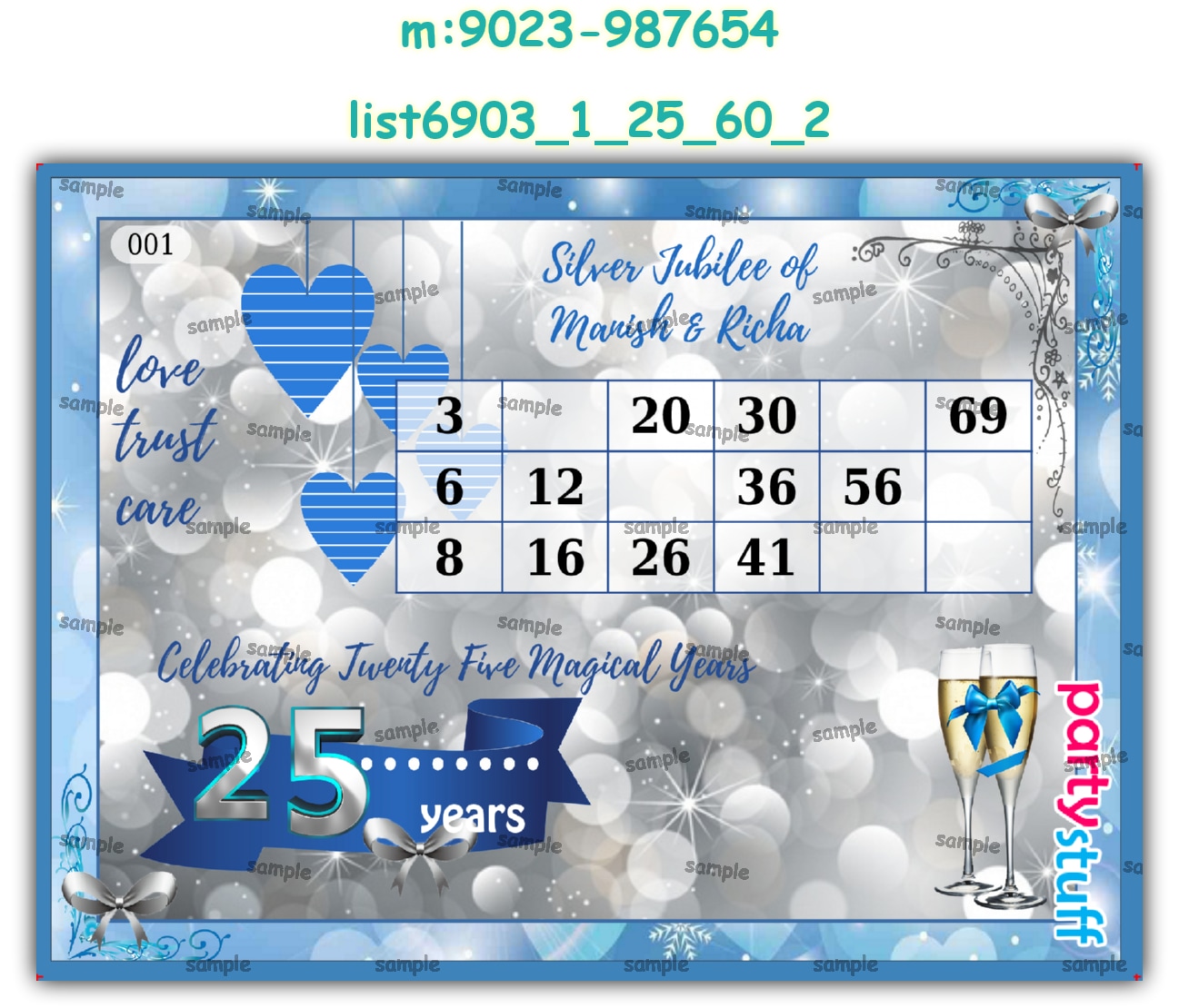 Tambola Housie | PDF list6903_1_25_60_2 PDF Tambola Housie