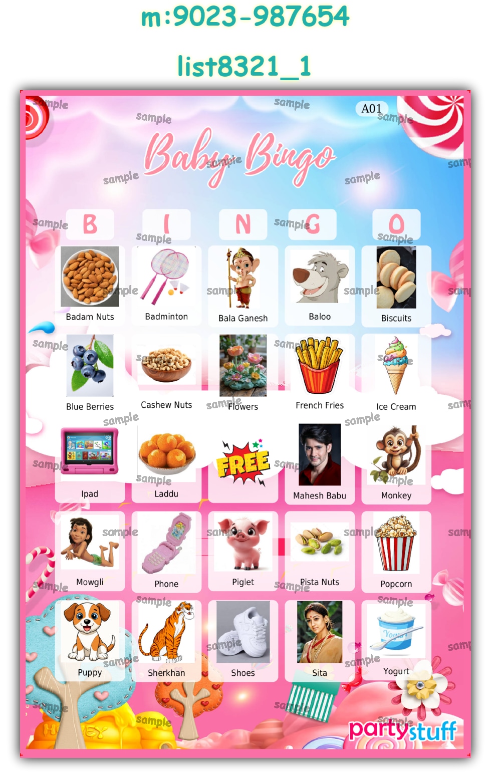 Tambola Housie | PDF list8321_1 PDF Tambola Housie