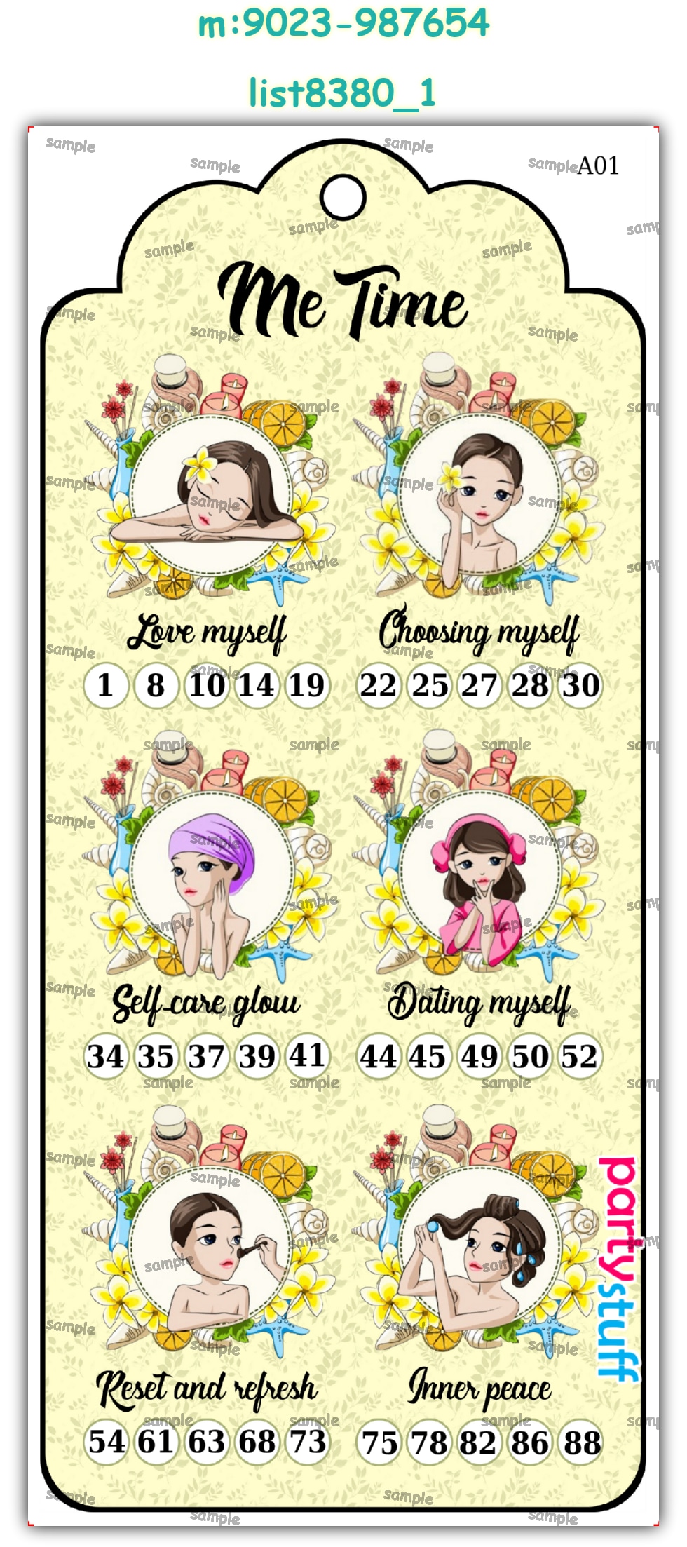 Tambola Housie | Printed list8380_1 Printed Tambola Housie