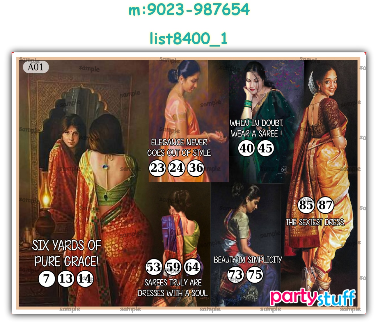 Tambola Housie | Printed list8400_1 Printed Tambola Housie