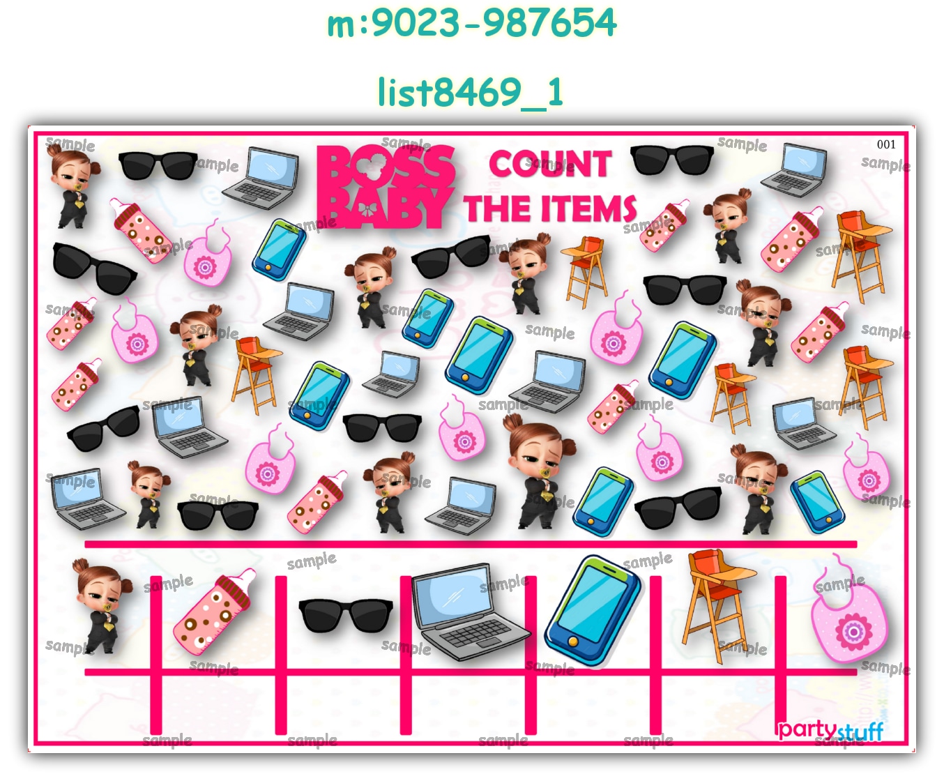 Paper Games | Printed list8469_1 Printed Paper Games