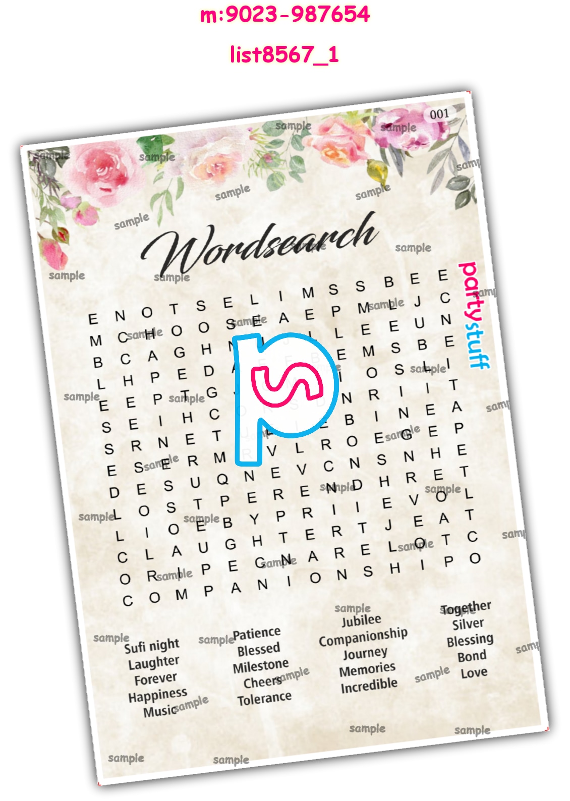 Paper Games | Printed list8567_1 Printed Paper Games