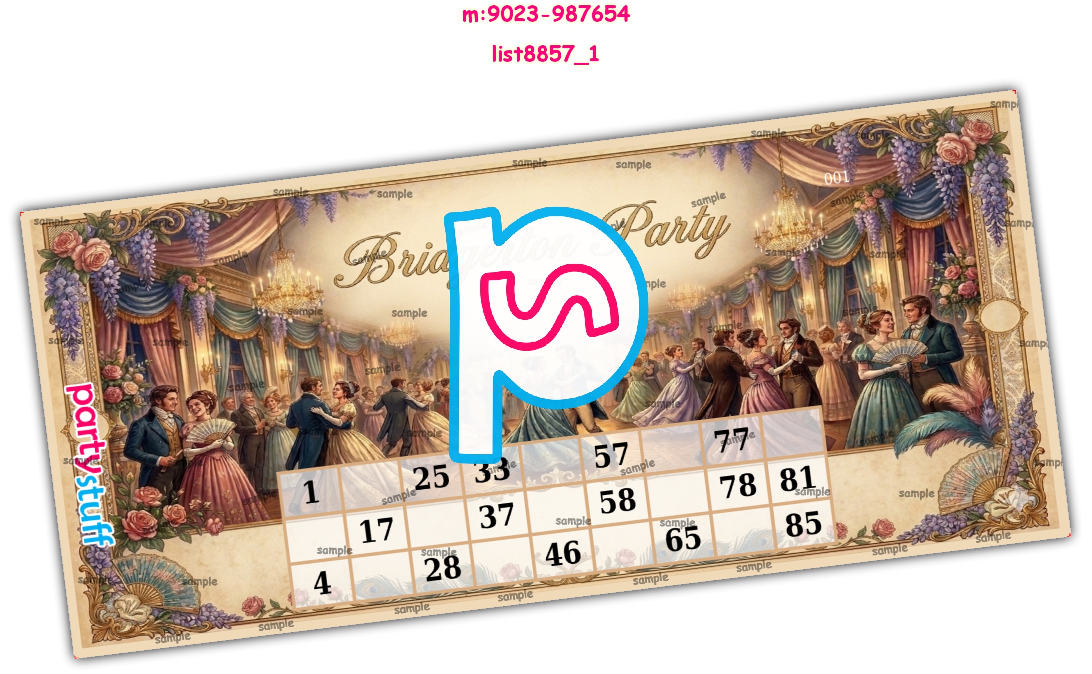 Tambola Housie | Printed list8857_1 Printed Tambola Housie