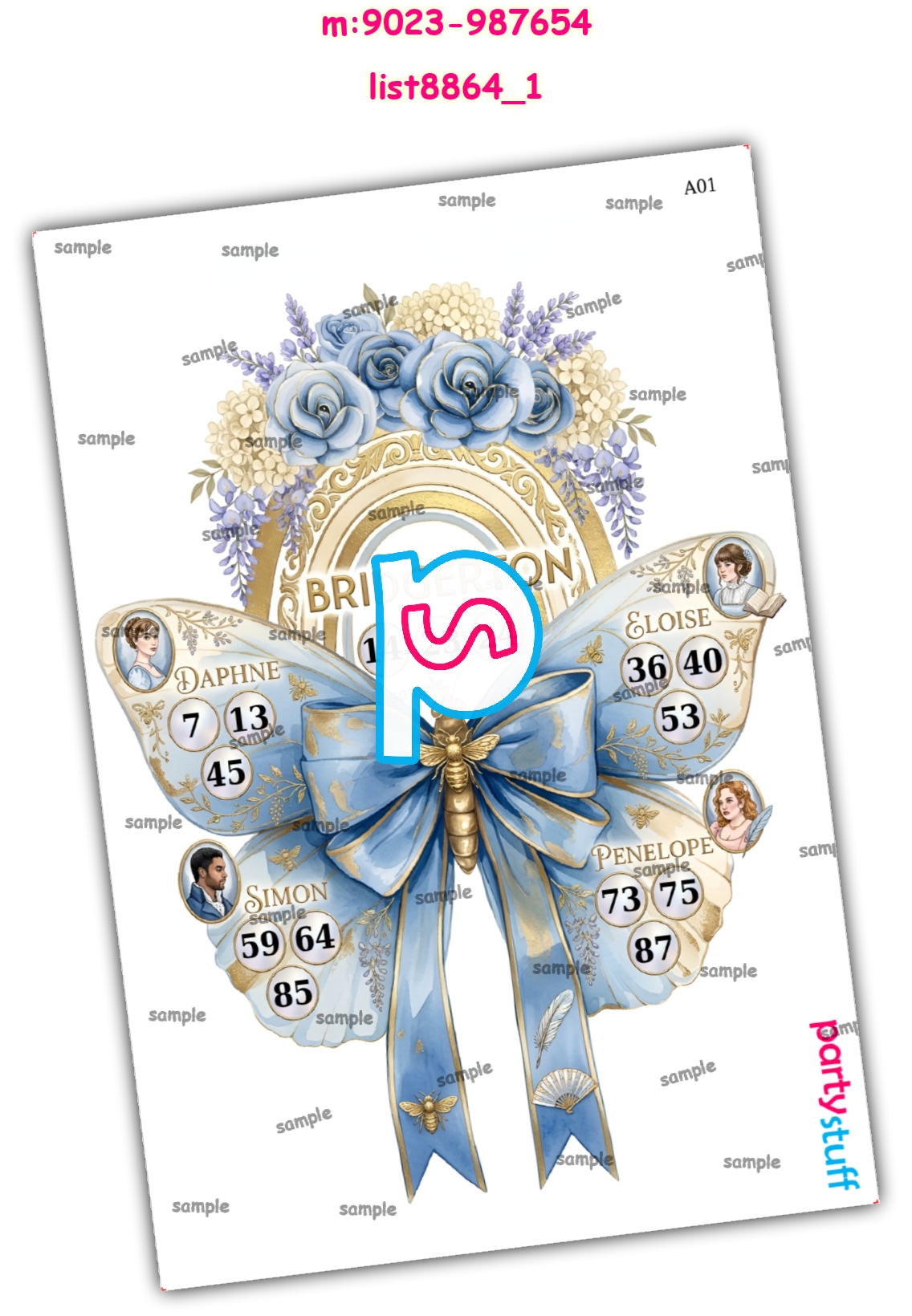 Tambola Housie | Printed list8864_1 Printed Tambola Housie