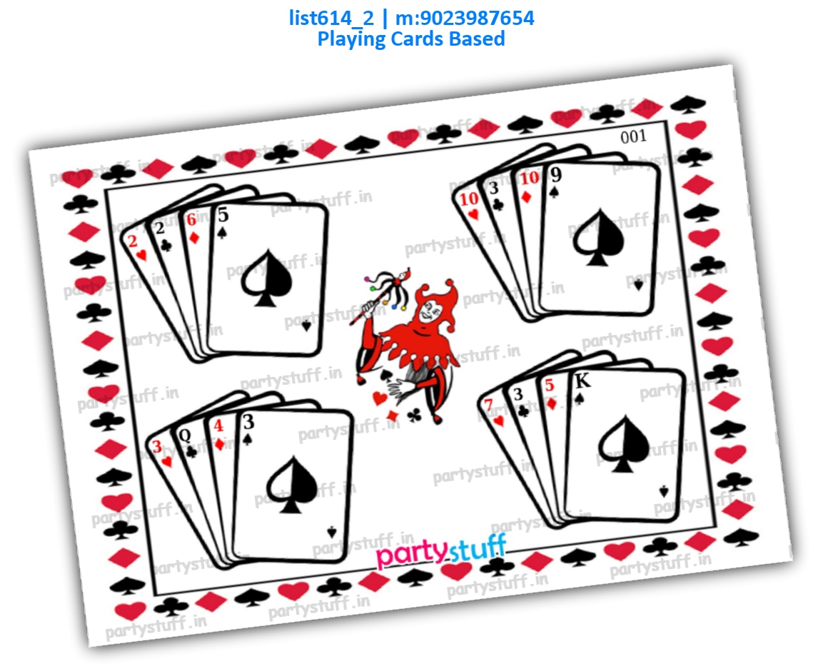 Playing Cards kukuba 6 list614_2 PDF Tambola Housie