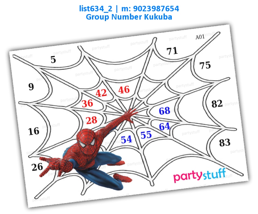 Spiderman kukuba 2 list634_2 PDF Tambola Housie