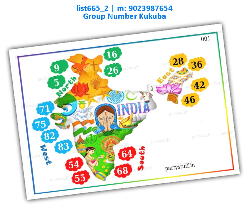 India Map kukuba 4 list665_2 PDF Tambola Housie