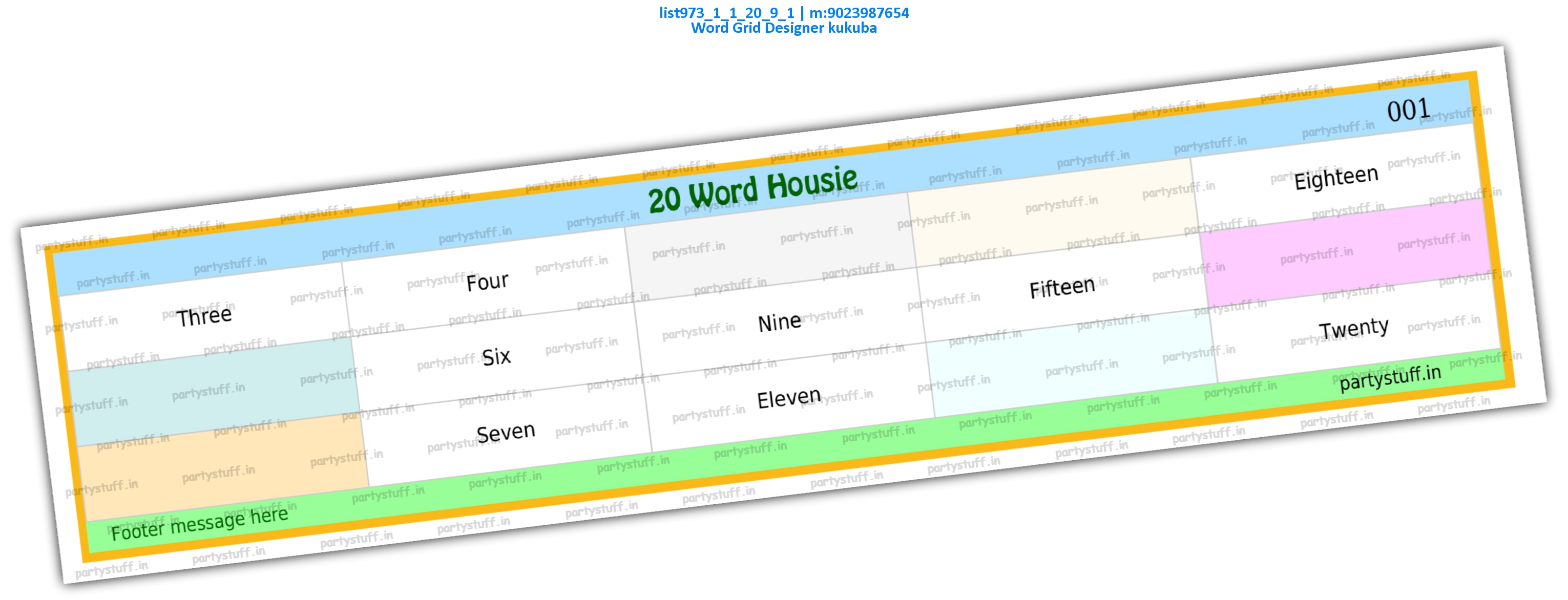 Word Grid Designer kukuba list973_1_1_20_9_1 PDF Tambola Housie