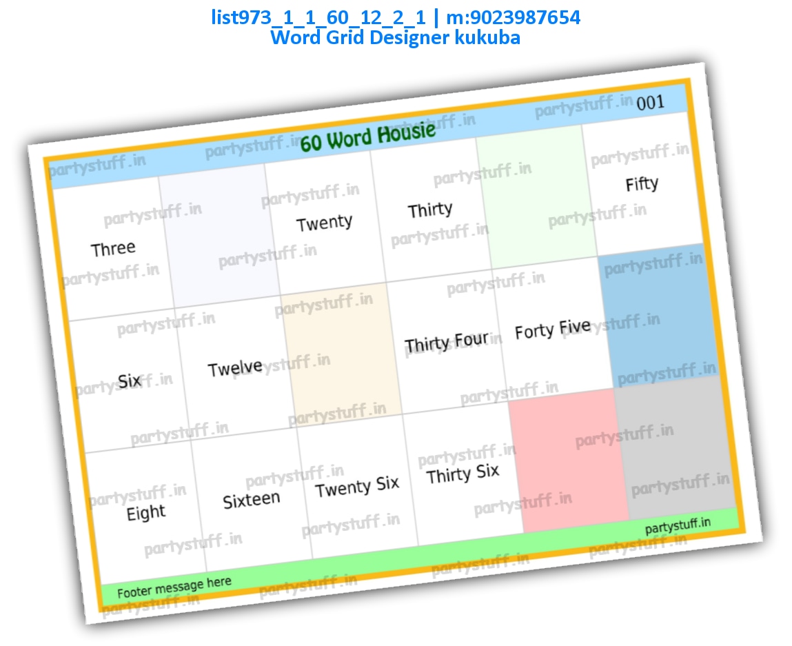 Word Grid Designer kukuba list973_1_1_60_12_2_1 PDF Tambola Housie