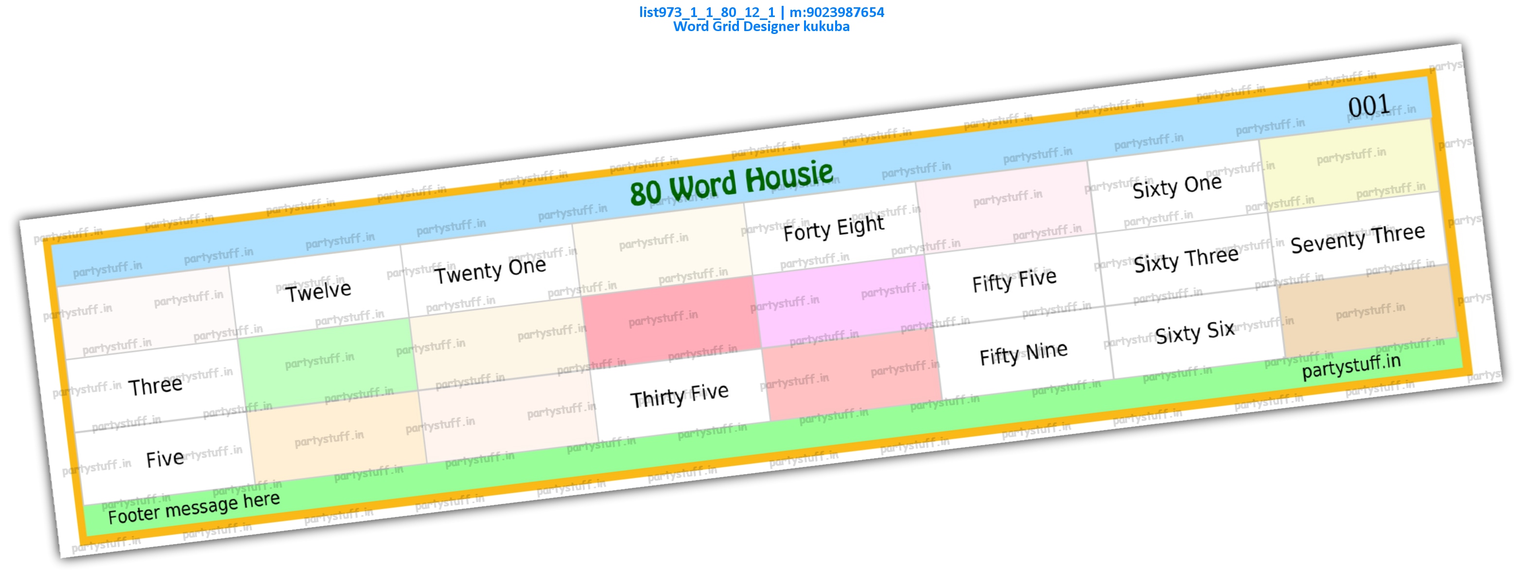 Word Grid Designer kukuba list973_1_1_80_12_1 PDF Tambola Housie