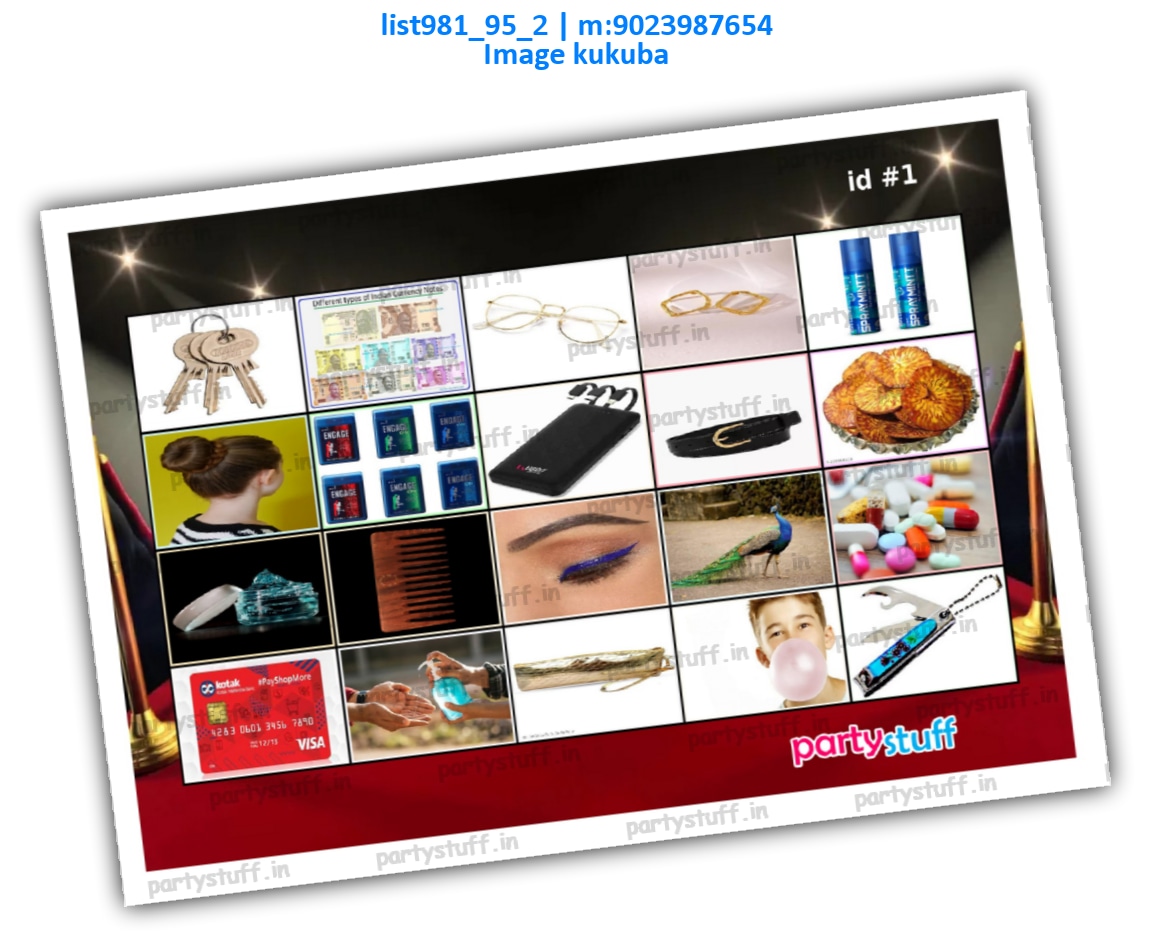 Customised Personalised designs | PDF list981_95_2 PDF Tambola Housie