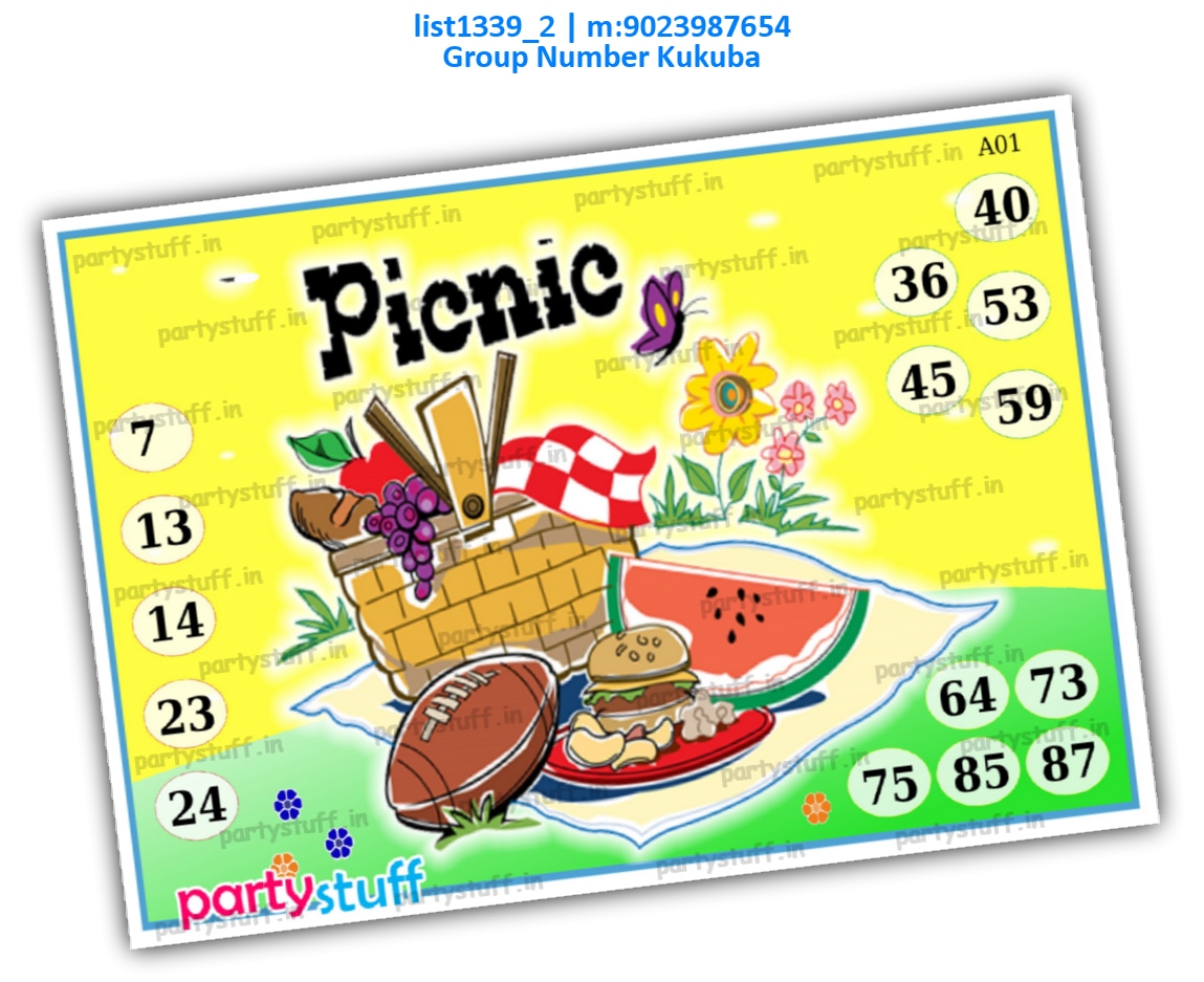 Picnic kukuba 6 list1339_2 PDF Tambola Housie