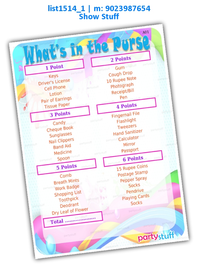 Amazon.com: Hadley Designs 25 Gold What's In Your Purse Baby Shower Game,  Funny Ideas Couples Game For Party, Fun Sprinkle Themed Bundle Pack of  Cards To Play at Boy or Girl Neutral