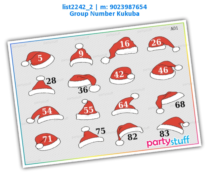 Christmas kukuba 15 | PDF list2242_2 PDF Tambola Housie