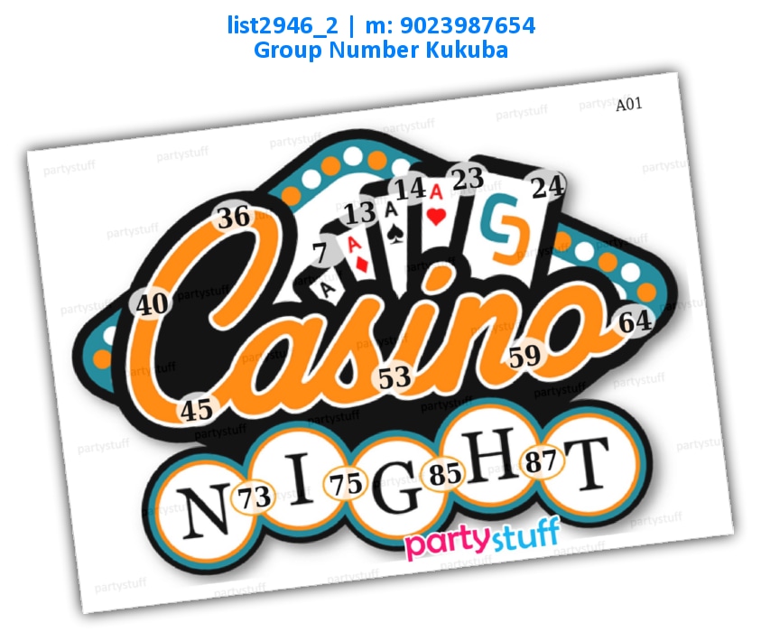 Casino Night kukuba 7 | PDF list2946_2 PDF Tambola Housie