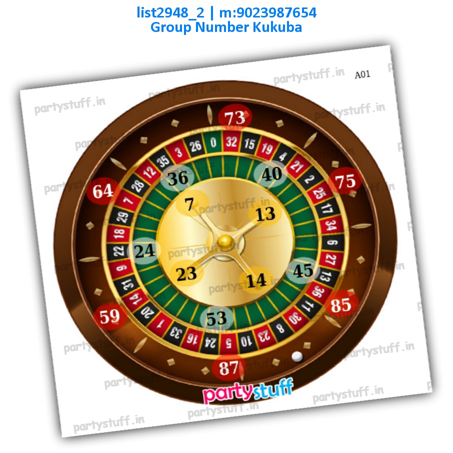 Roulette kukuba 2 | PDF list2948_2 PDF Tambola Housie