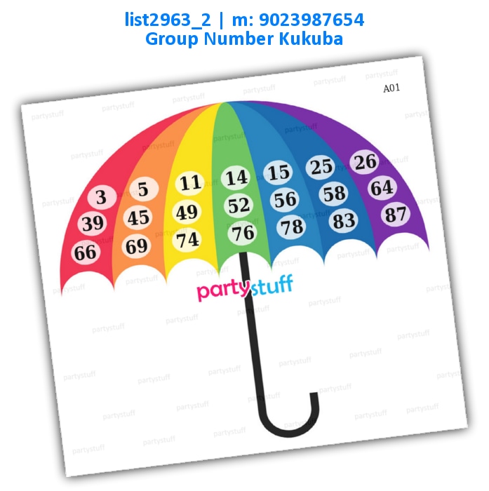 Umbrella kukuba 3 | PDF list2963_2 PDF Tambola Housie