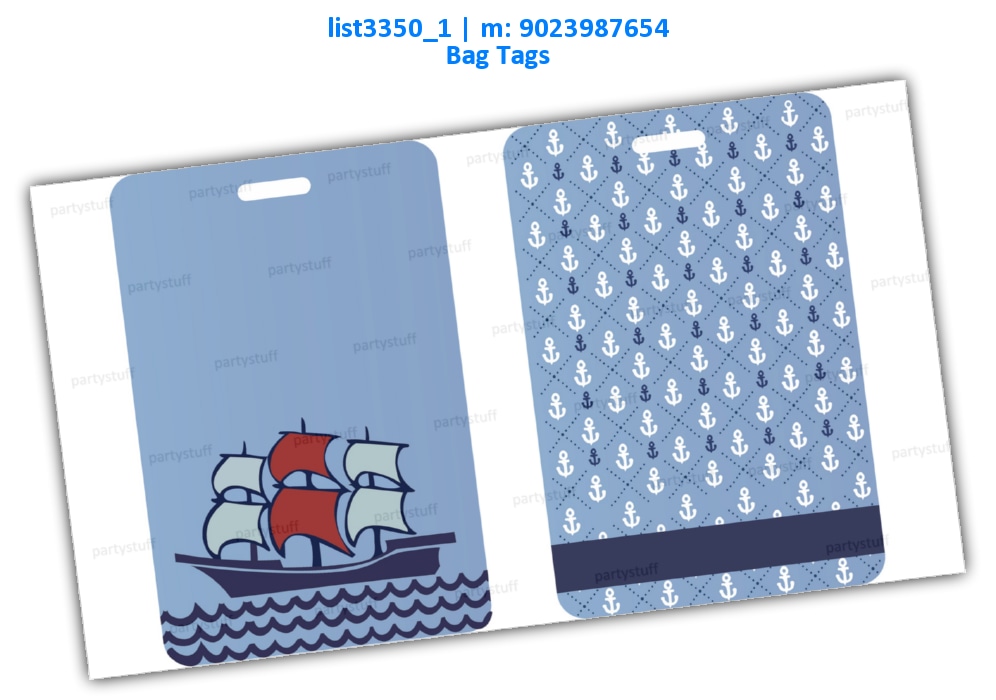 Ship Bag Tag | Printed list3350_1 Printed Cards