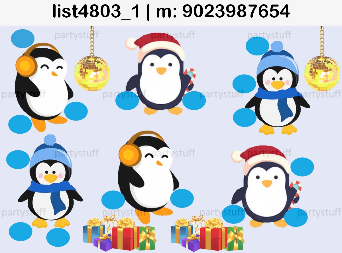 Little Penguin kukuba | Printed list4803_1 Printed Tambola Housie